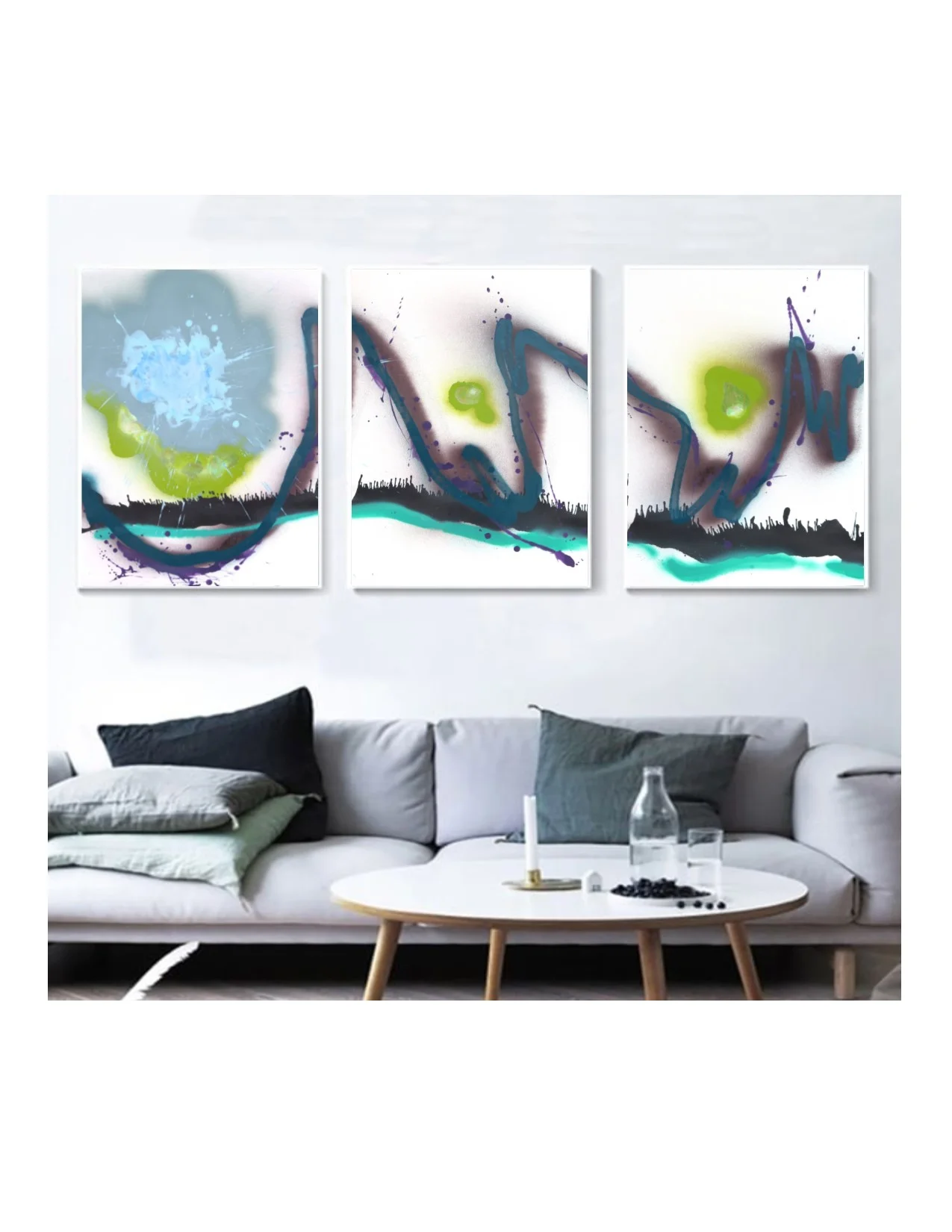 Charged VII Triptych