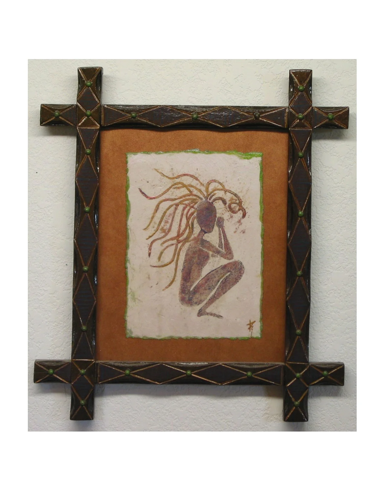 Woman of Worship (fine green line)