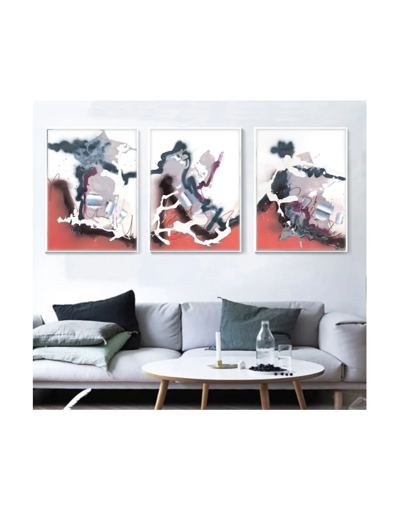 Charged XVIII Triptych