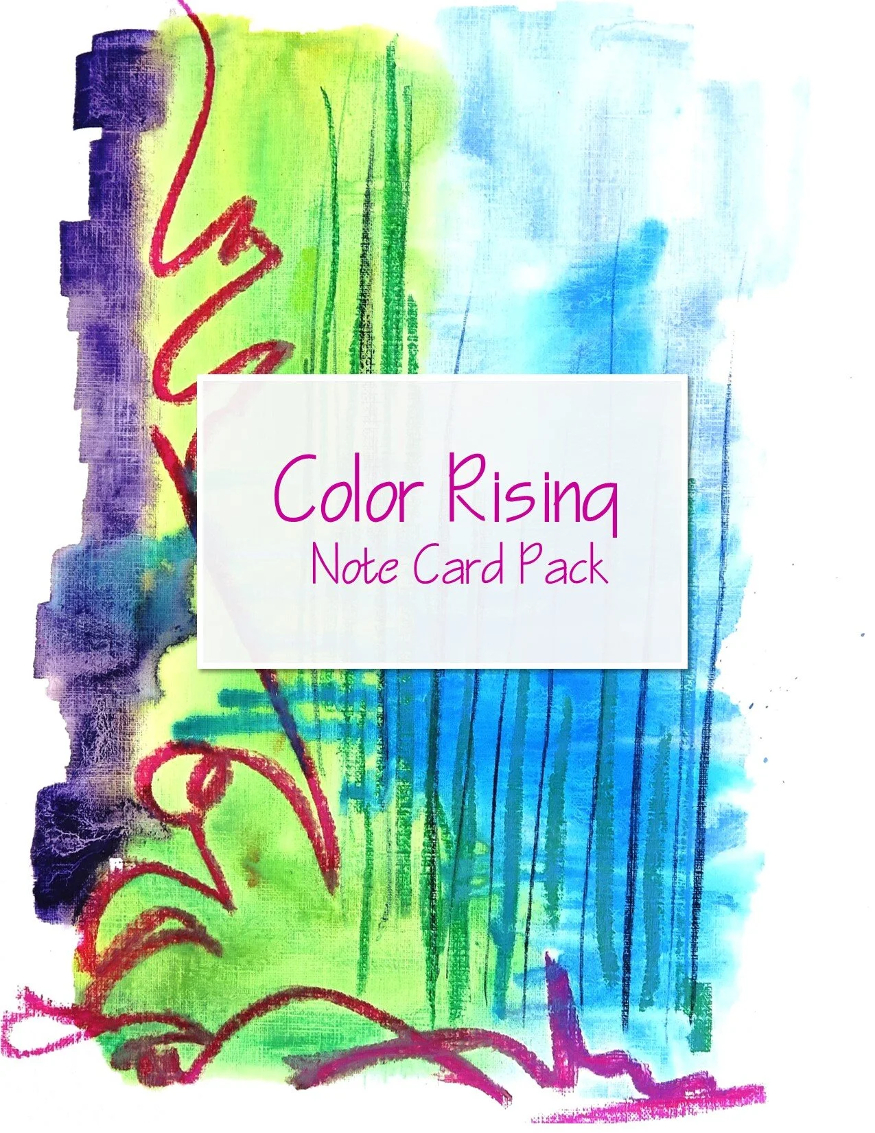 Color Rising Note Card 10 Pack