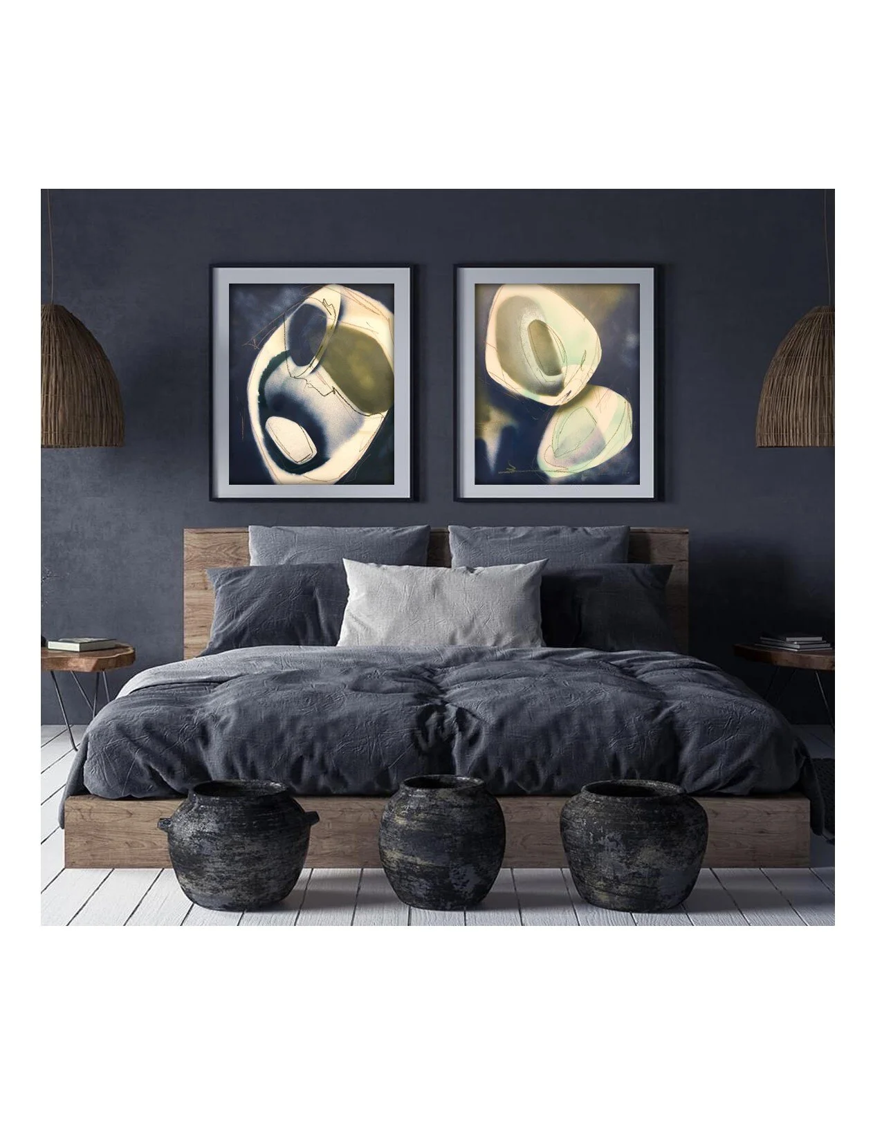 Living Stones 24, 22 over Bed.jpg