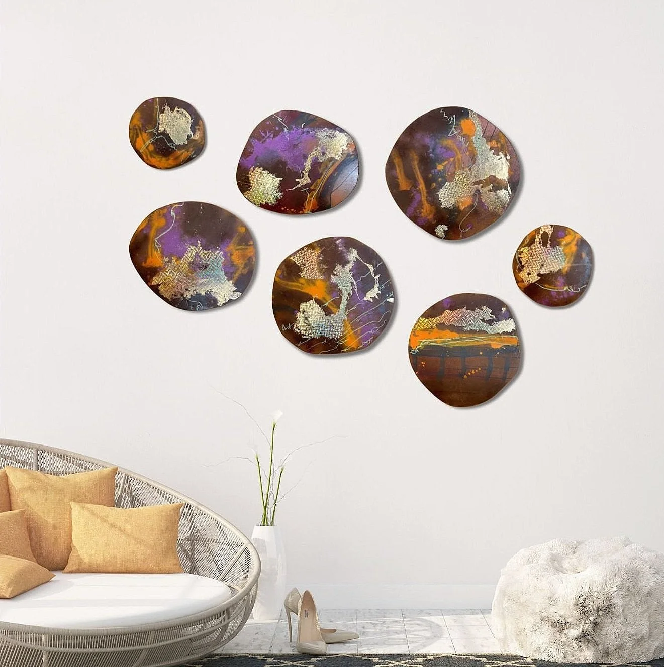 Aubergine Stones