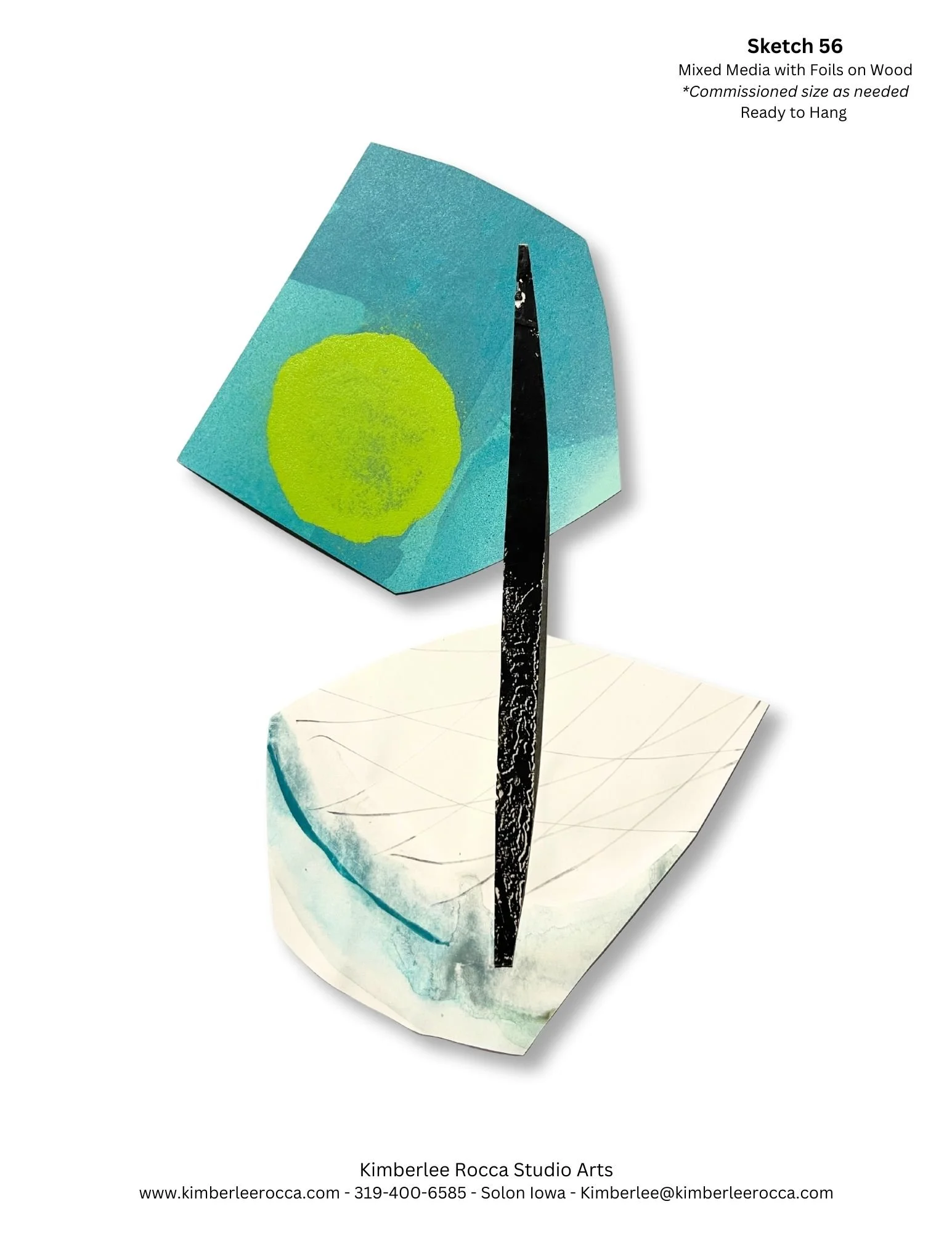Rocca Wall Sculpture Sketch 56