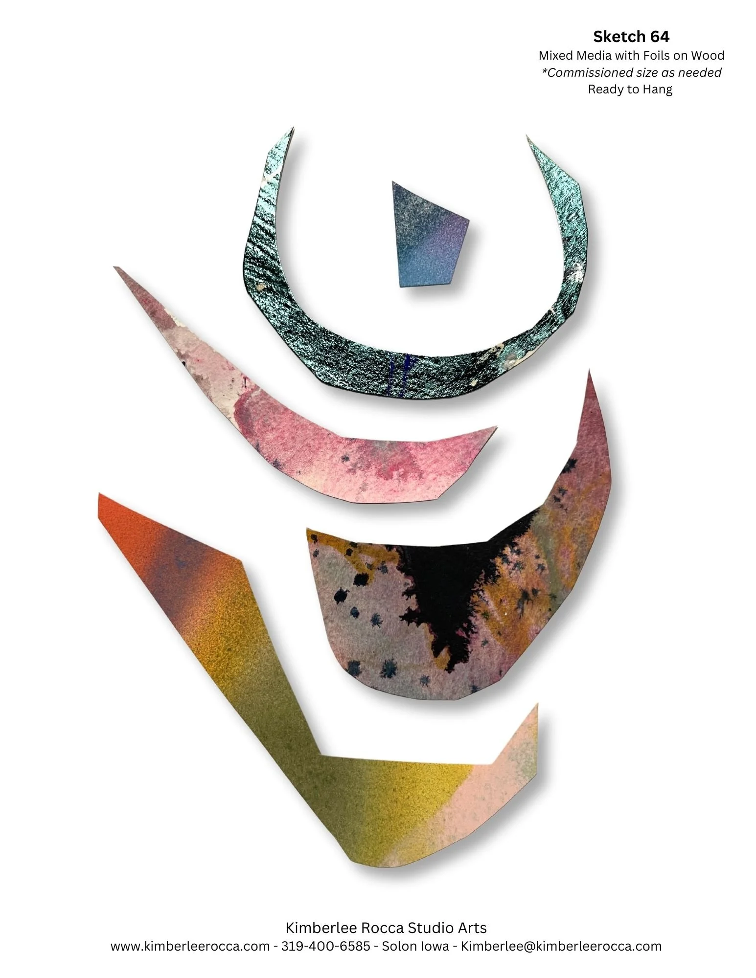 Rocca Wall Sculpture Sketch 64