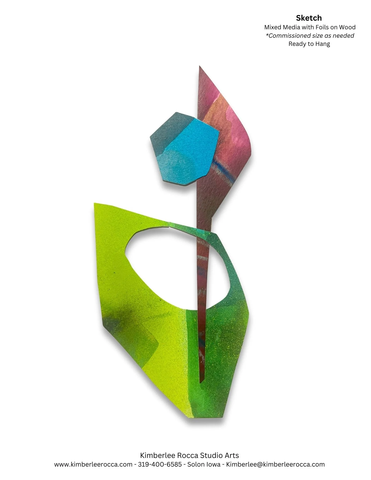 Rocca Wall Sculpture Sketch 69
