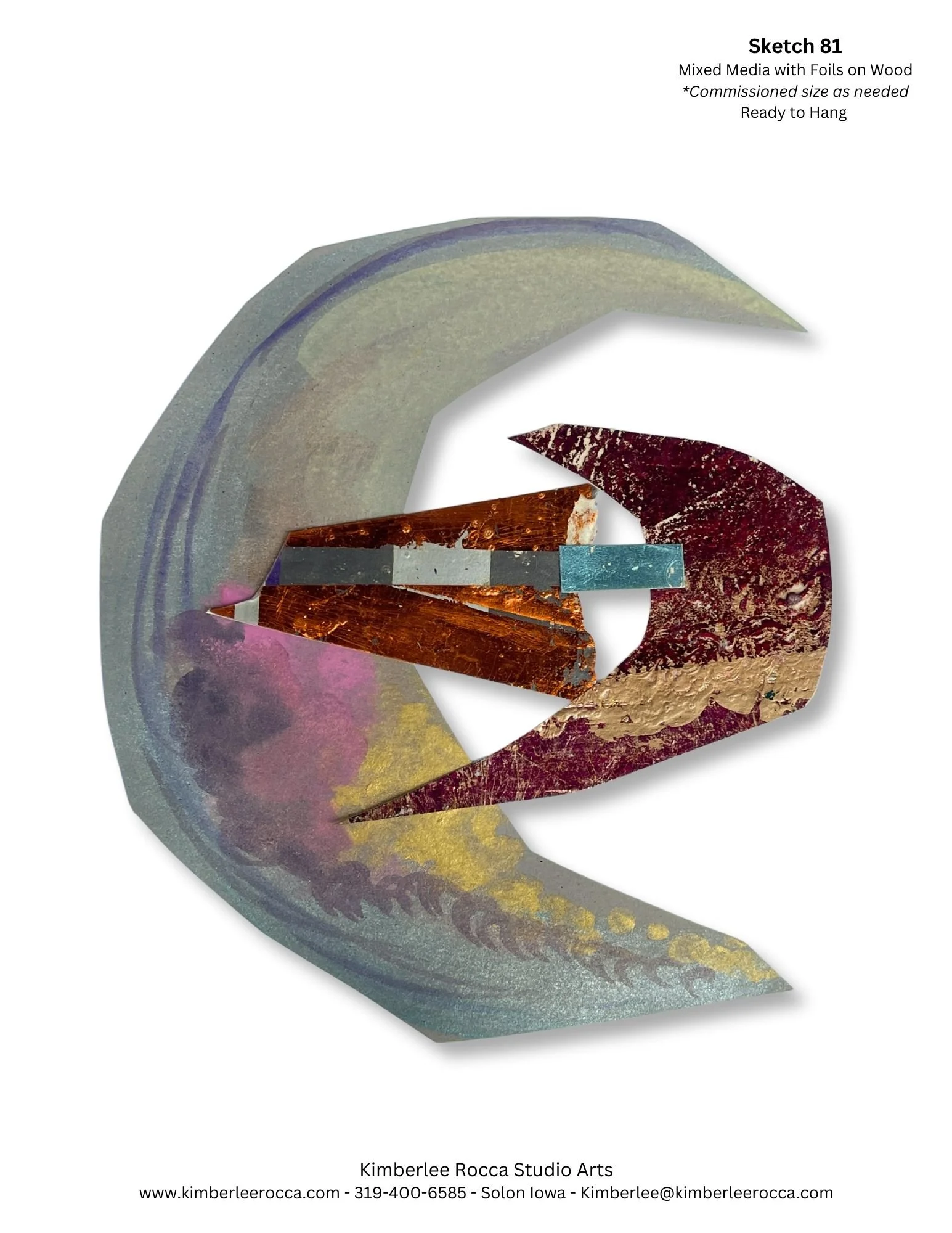 Rocca Wall Sculpture Sketch 81