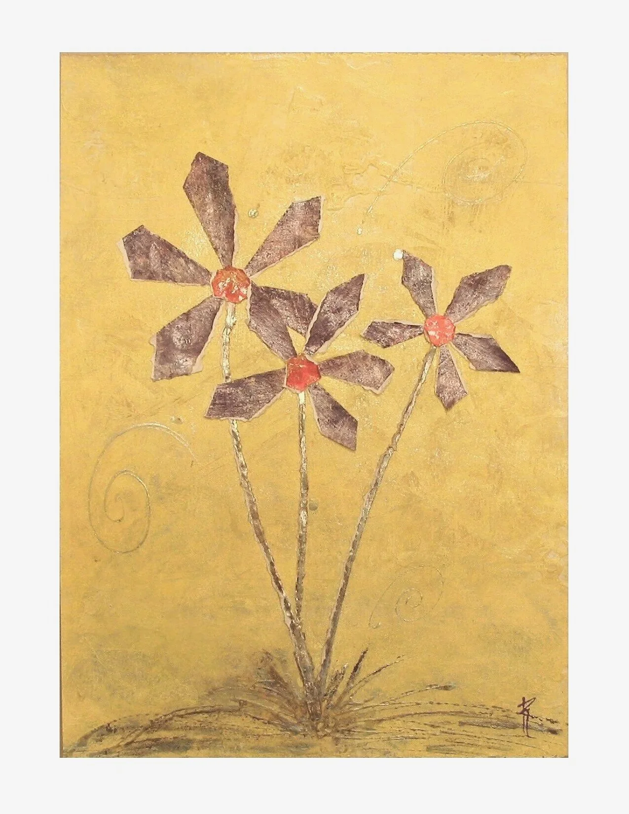 Pinwheel Flowers Purple