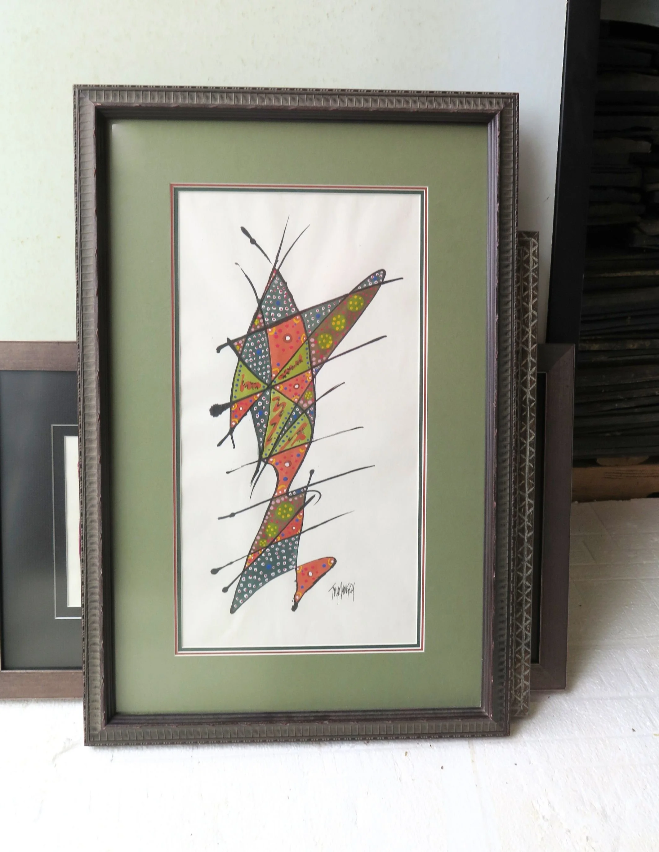 Ink Blot 18x24 Framed