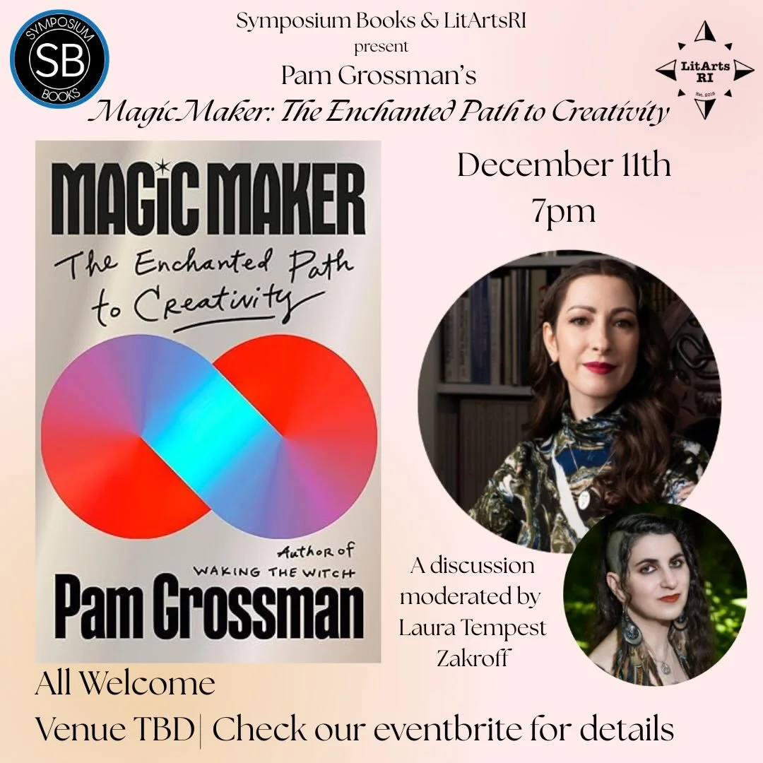 PROVIDENCE: I&rsquo;m so looking forward to seeing you at @symposiumbooks on Thursday. I&rsquo;ll be in conversation about MAGIC MAKER with art witch @owlkeyme.arts. Gonna be a magical night! 
🪄📖✨

🔗 in 🅱️👁️⭕️