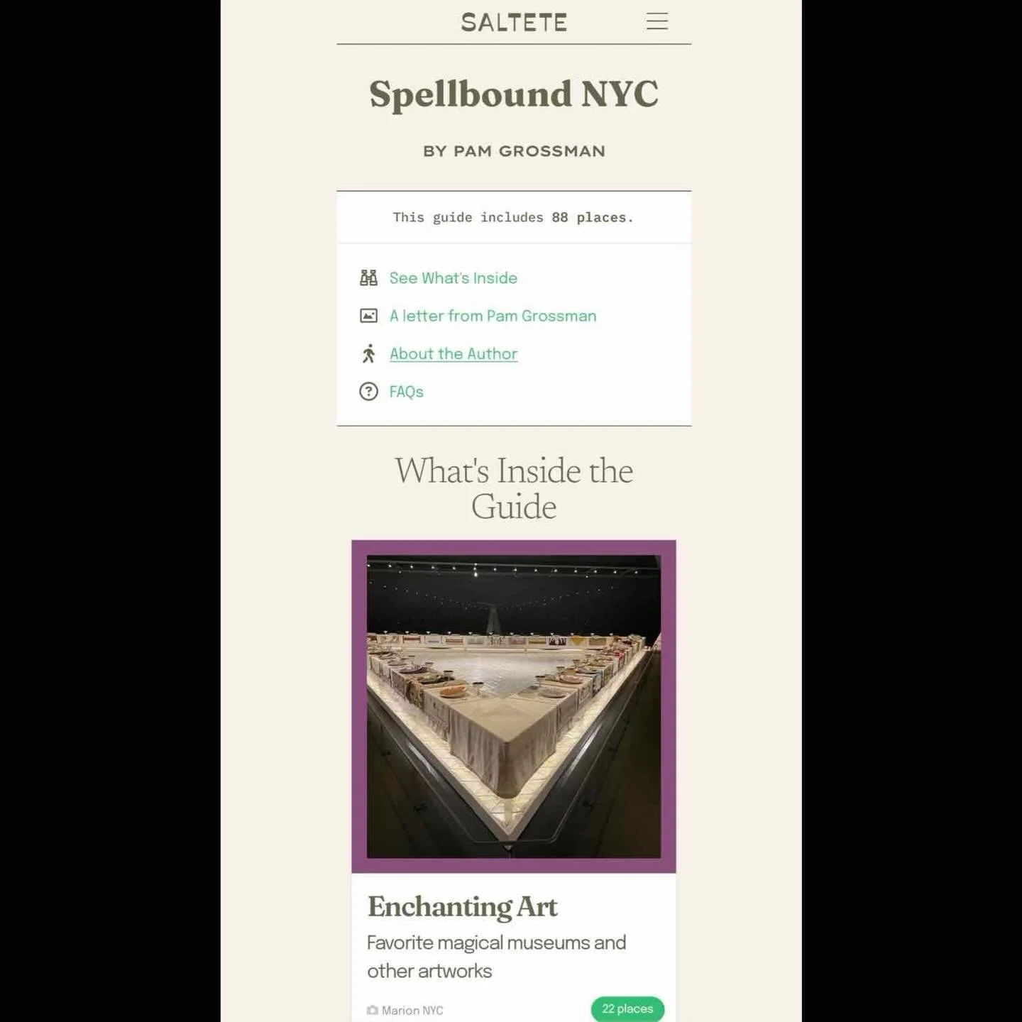 Folks are constantly asking me for witchy recommendations in my beloved NYC, so I decided to compile it all together in a magical digital city guide. Here you&rsquo;ll find my favorite places for spellbinding art, culture, shopping, and even some wit