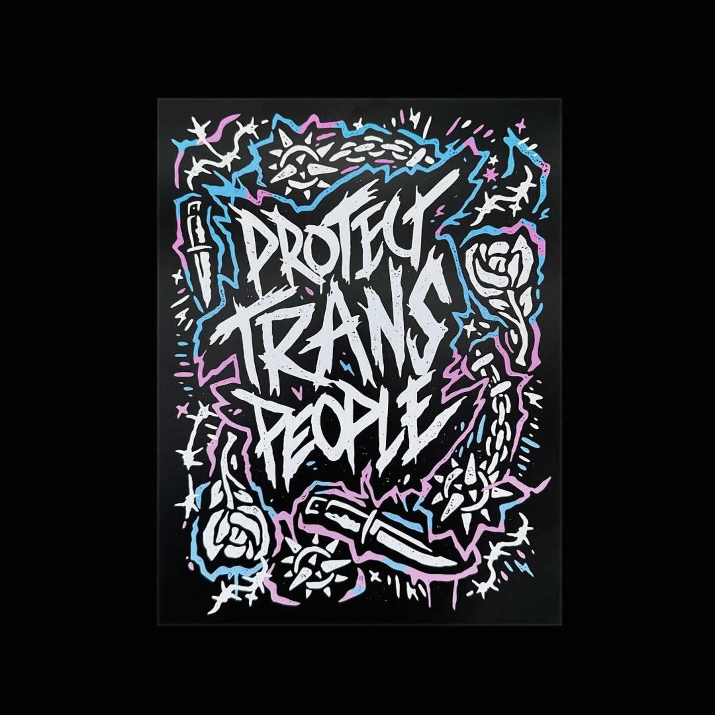 May all trans folks thrive and be protected, supported, and deeply loved. Please join me in donating to @translifeline. 🩷🤍🩵

🎨: @transfigureprintco