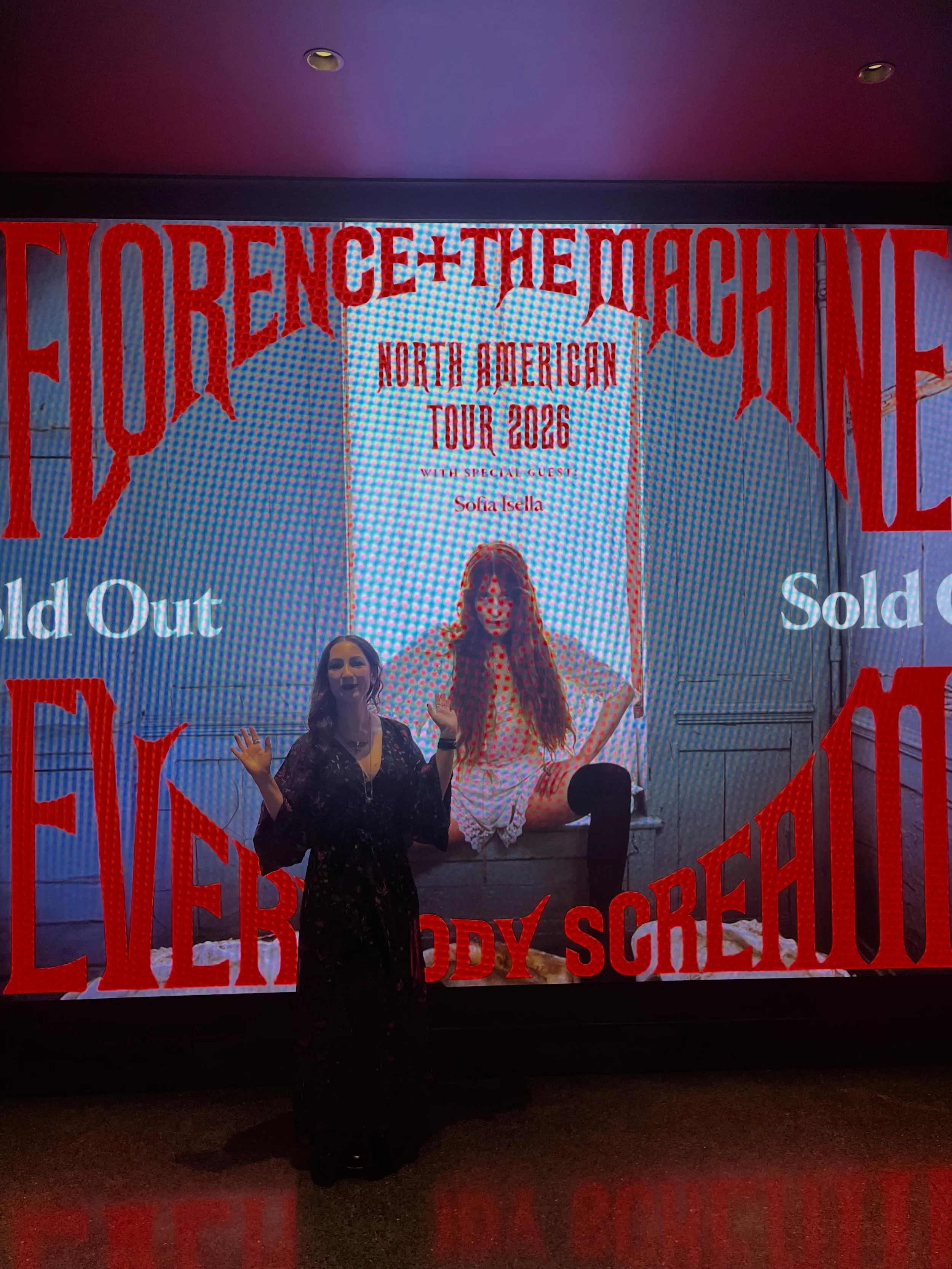 Did a smidge of witchcraft consultation for the @florenceandthemachine tour. Thank you to @thunderwingstudio (the dazzling designers of the @witchwavepod logo and @thelibraryofesoterica books!) for having me weigh in on some magical visual elements. 