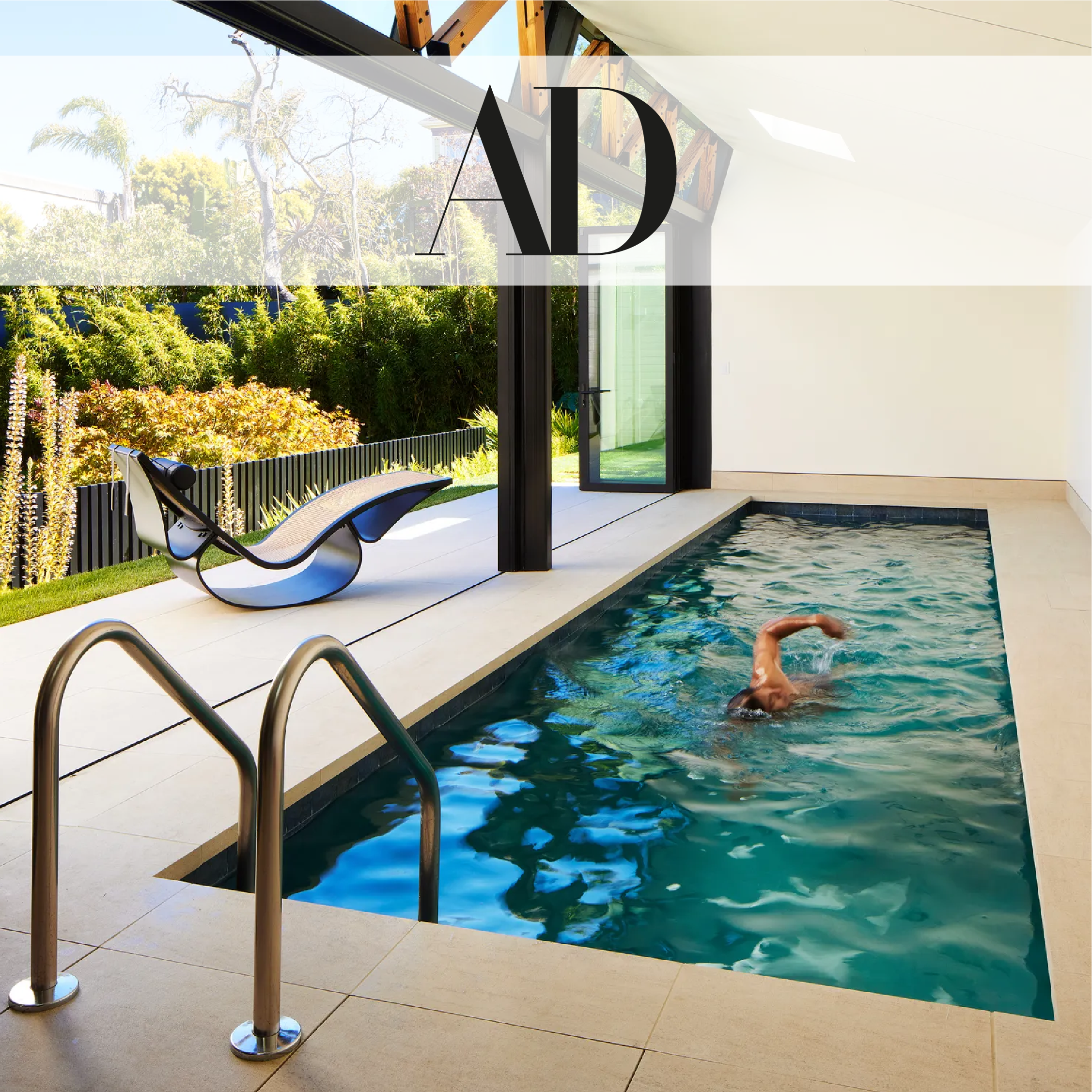 Architectural Digest pool building