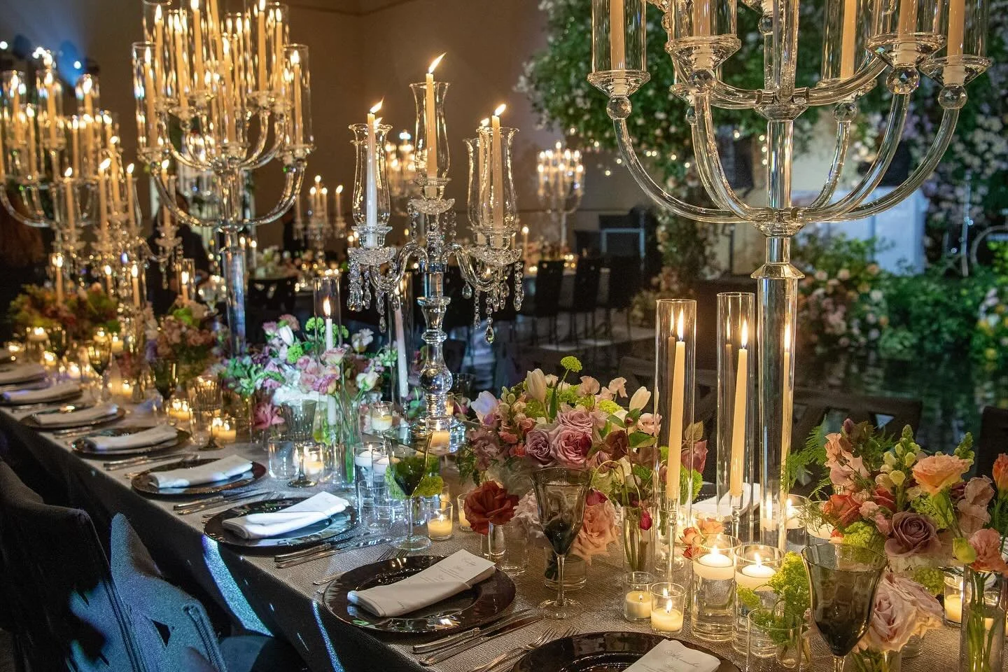 Out-of-the-box design done right. Madi & Lizzie’s wedding was full of unexpected details that felt fresh, personal, and iconic. From their decked-out tables to their showstopping dance floor and stage, this day proved there’s no such