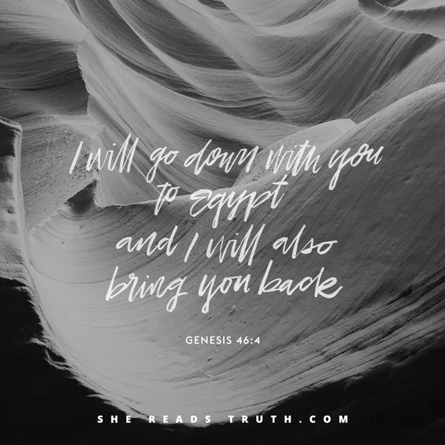 Jacob Travels to Egypt #shereadstruth
