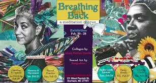 Breathing Back Flyer (featuring collages by APG)