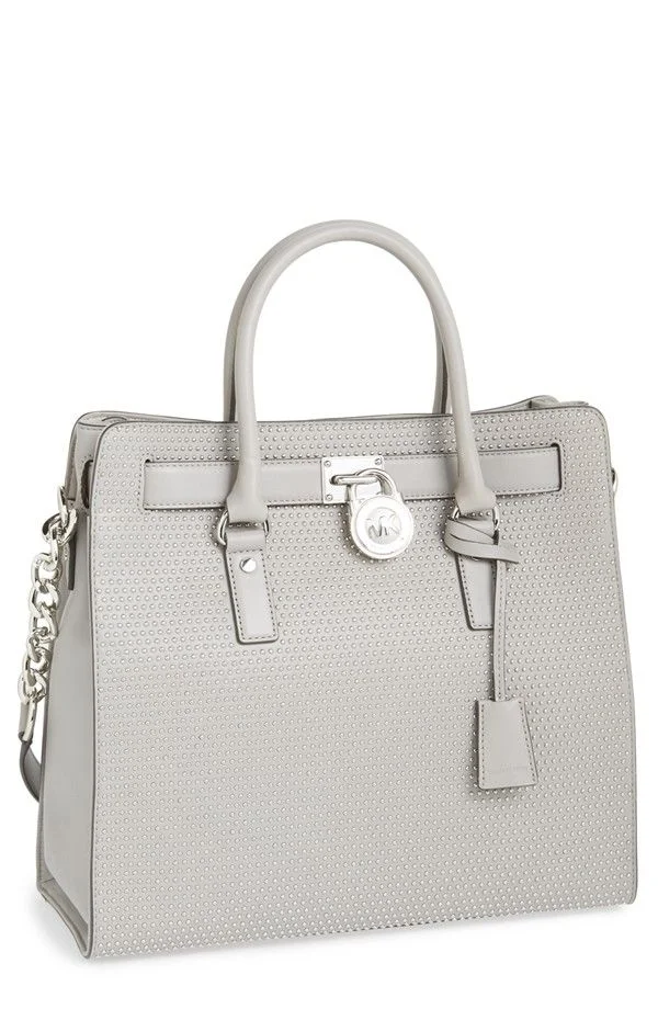 michael kors purse pearl grey lock leather.jpg