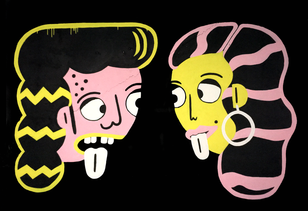 Que viva el levante! Mural done as a live painting performance with Mustang Colorado in Vintrash, Bucaramanga, Colombia.