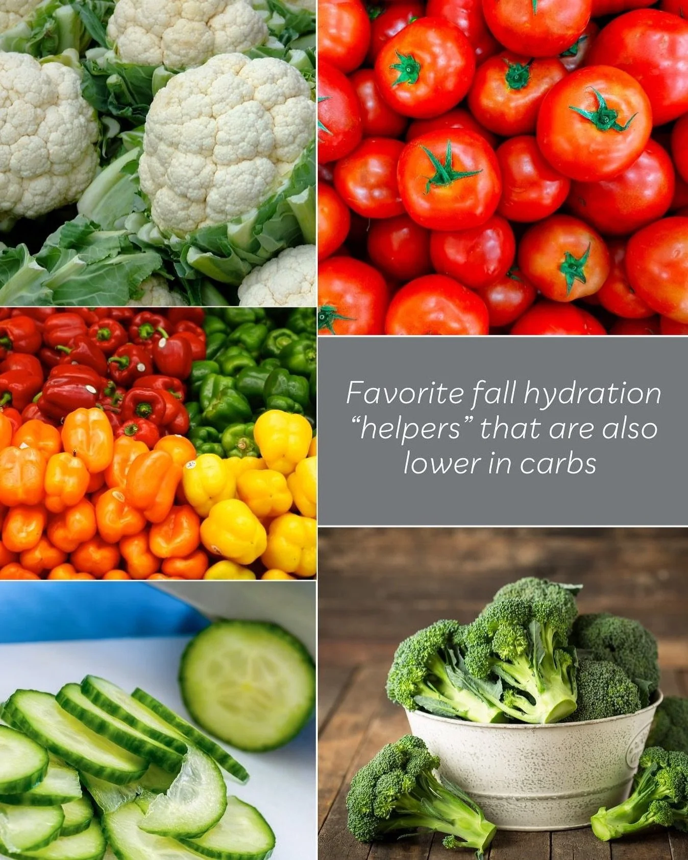 What are your favorite ways to enjoy these hydration helpers? Share your ideas below! 👇🥗

As we begin the weekend, let&rsquo;s focus on our hydration habits while savoring the vibrant flavors of fall! 🍂💧 

These veggies not only help keep you hyd