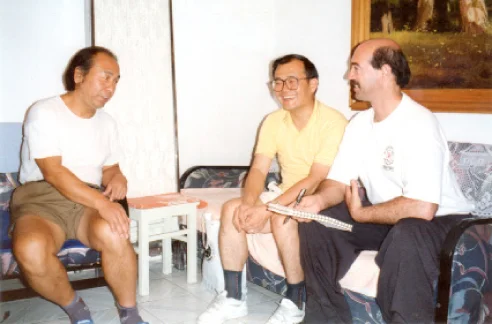 Dr. Zheng Zhan Ding, Dr. Ma, and Dr. Johnson (Beijing, China)
