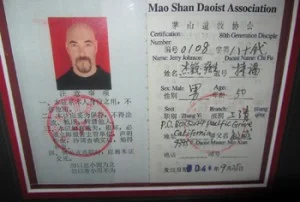 Dr. Johnson Accepted as 80th Generation Disciple (Mao Shan Daoist Monastery)