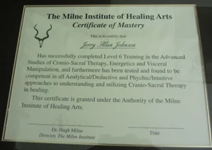 Graduate Certificate In Shamanistic Cranio-Sacral Therapy