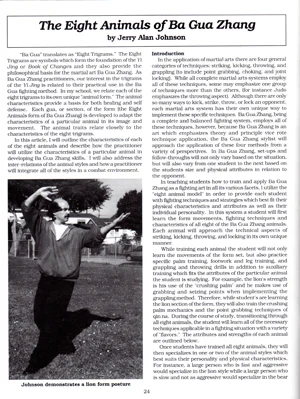 1993 – The Pa Kua Chang Journal