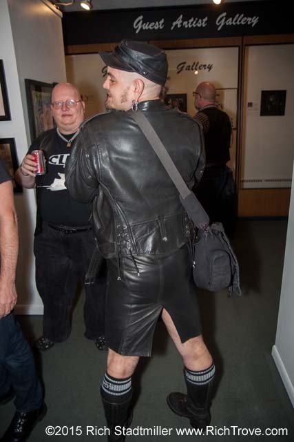 Queer Leather Dress (back)