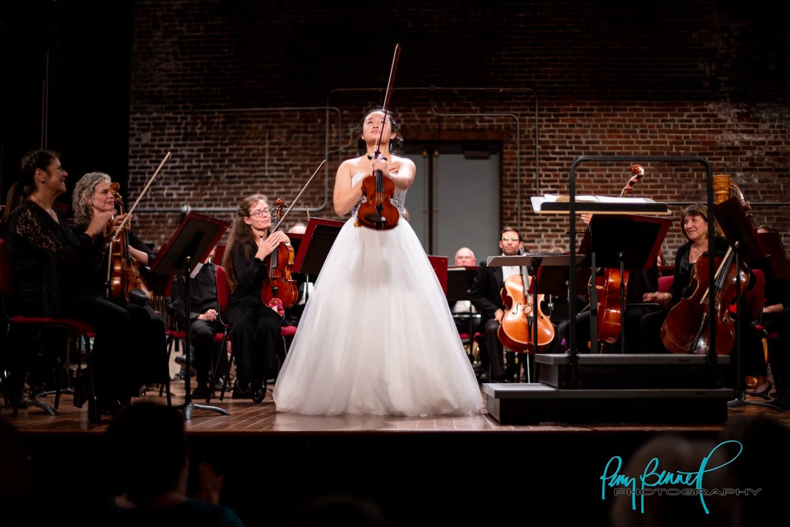 Christina Nam, Violinist Ohio Valley Symphony, Ariel Theatre Perry Bennett Photography