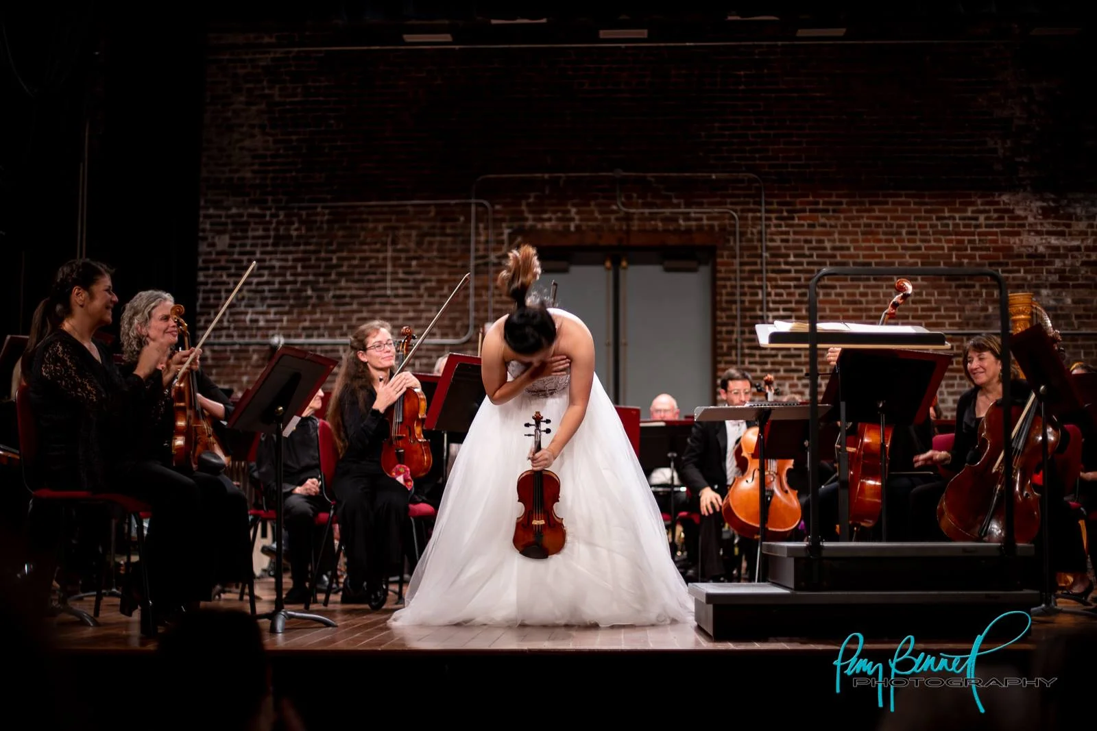 Christina Nam, Violinist Ohio Valley Symphony, Ariel Theatre Perry Bennett Photography
