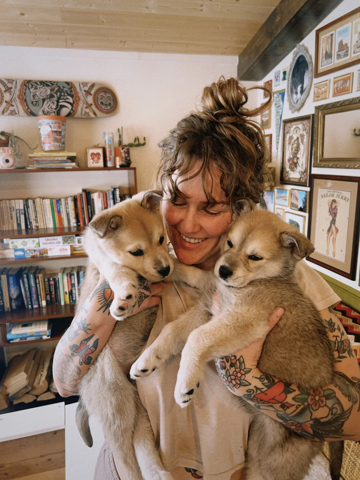 The house is a lot quieter this morning and it&rsquo;s weird. We only had these two for a couple weeks but got so attached that it took every ounce of our being to let them go. Sending them down the conveyor belt in their kennel and watching the bay 