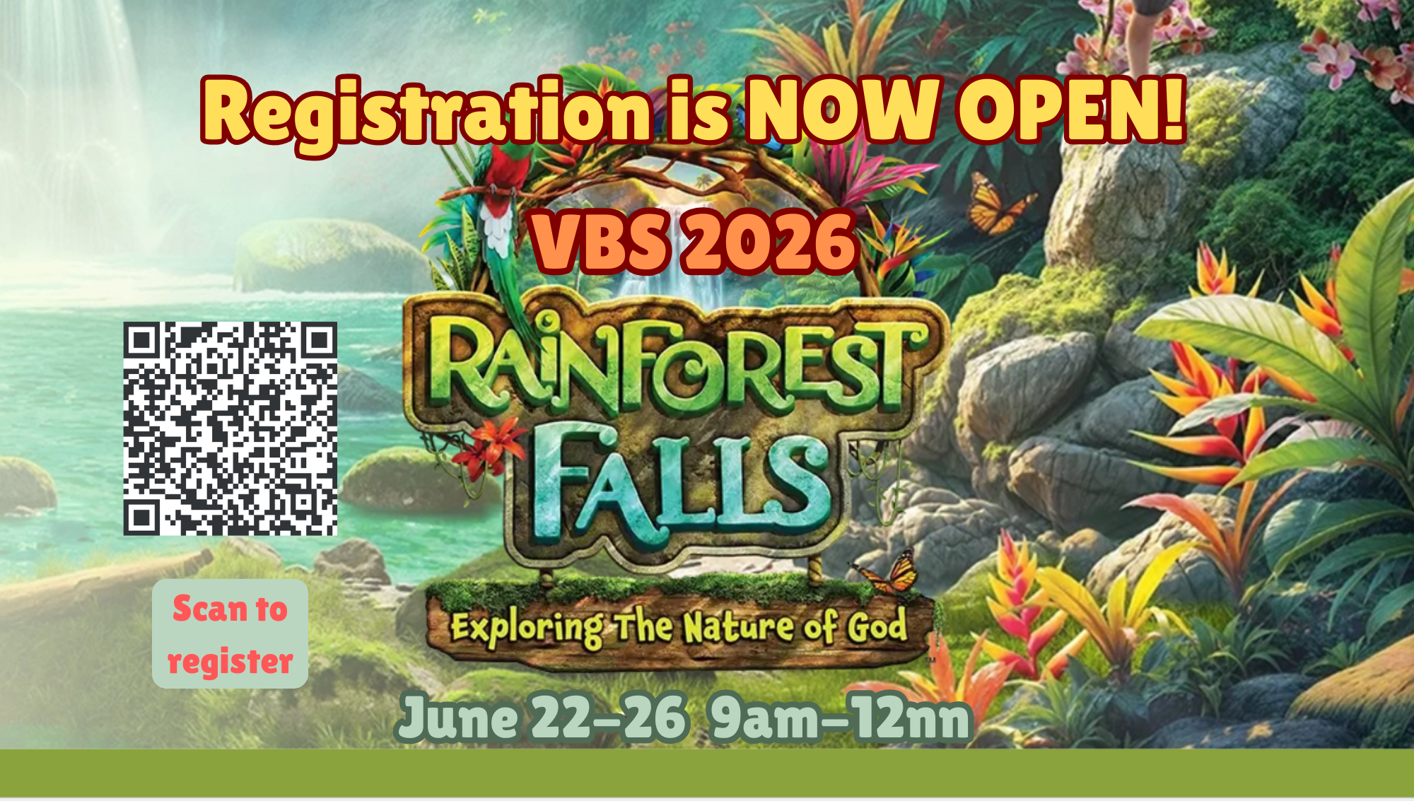 VBS 2026 "Rainforest Falls"