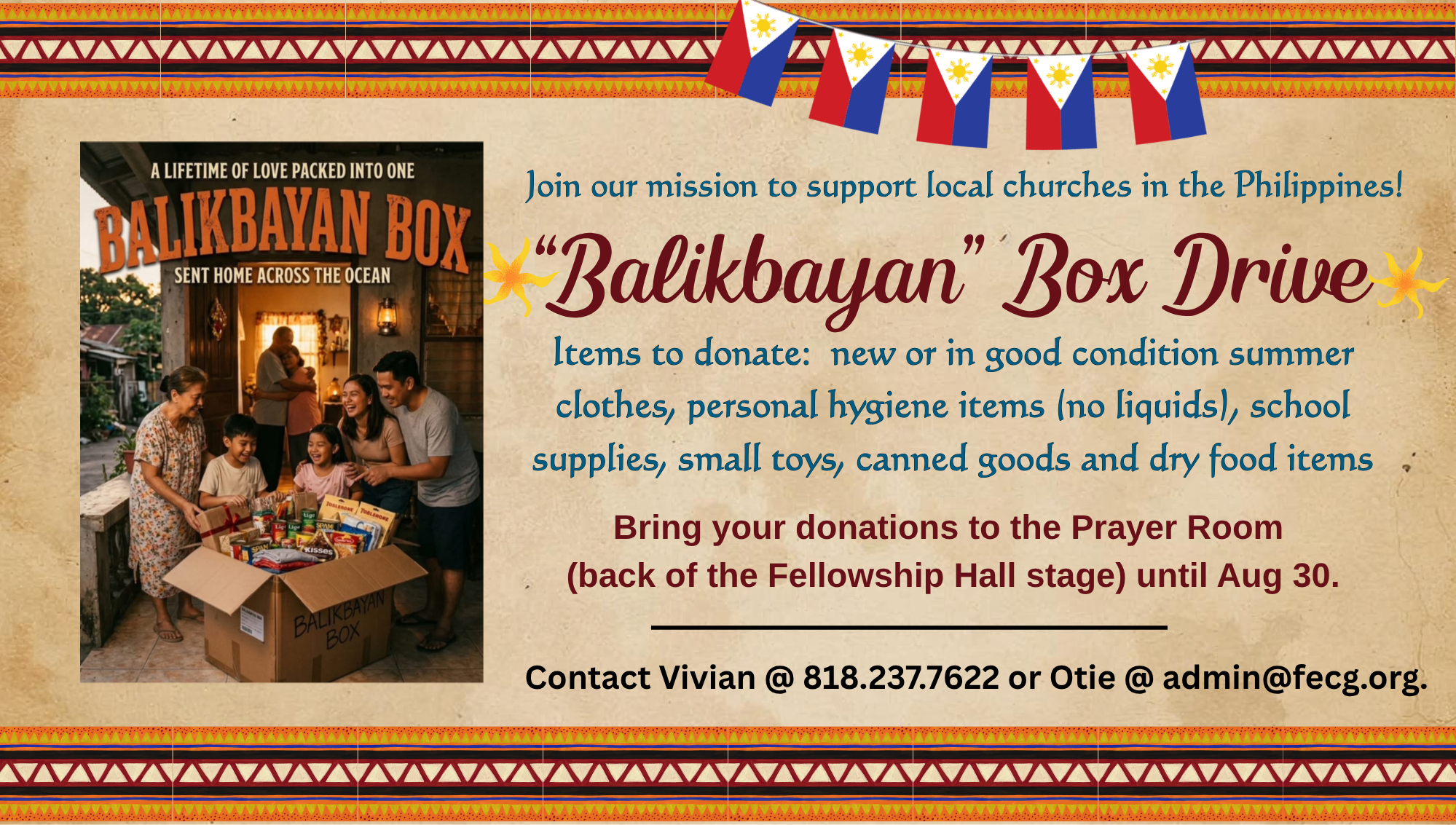 Annual BalikBayan Box Drive Collection