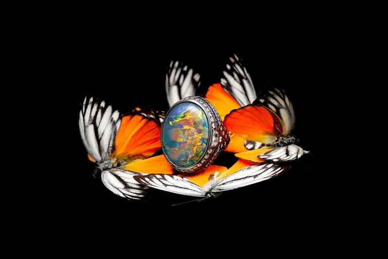 Richard Weinstein has a number of specialities – including portraiture and fashion. His jewellery photography is particularly exquisite. Photo by Richard Weinstein .