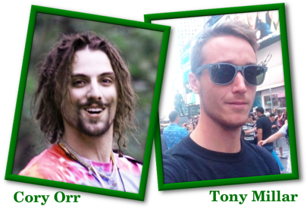 Founders of Alternative Cannabis Consumption Awareness (ACCA), Cory Orr and Tony Millar.