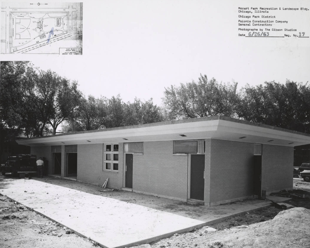 1963 construction of new fieldhouse
