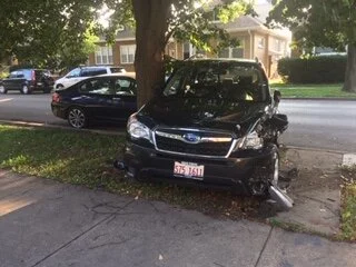 Kostner Ave mulit-car accident in Hermosa
