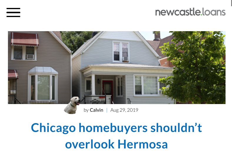 "Chicago Homebuyers Shouldn’t Overlook Hermosa" - newcastle.loans