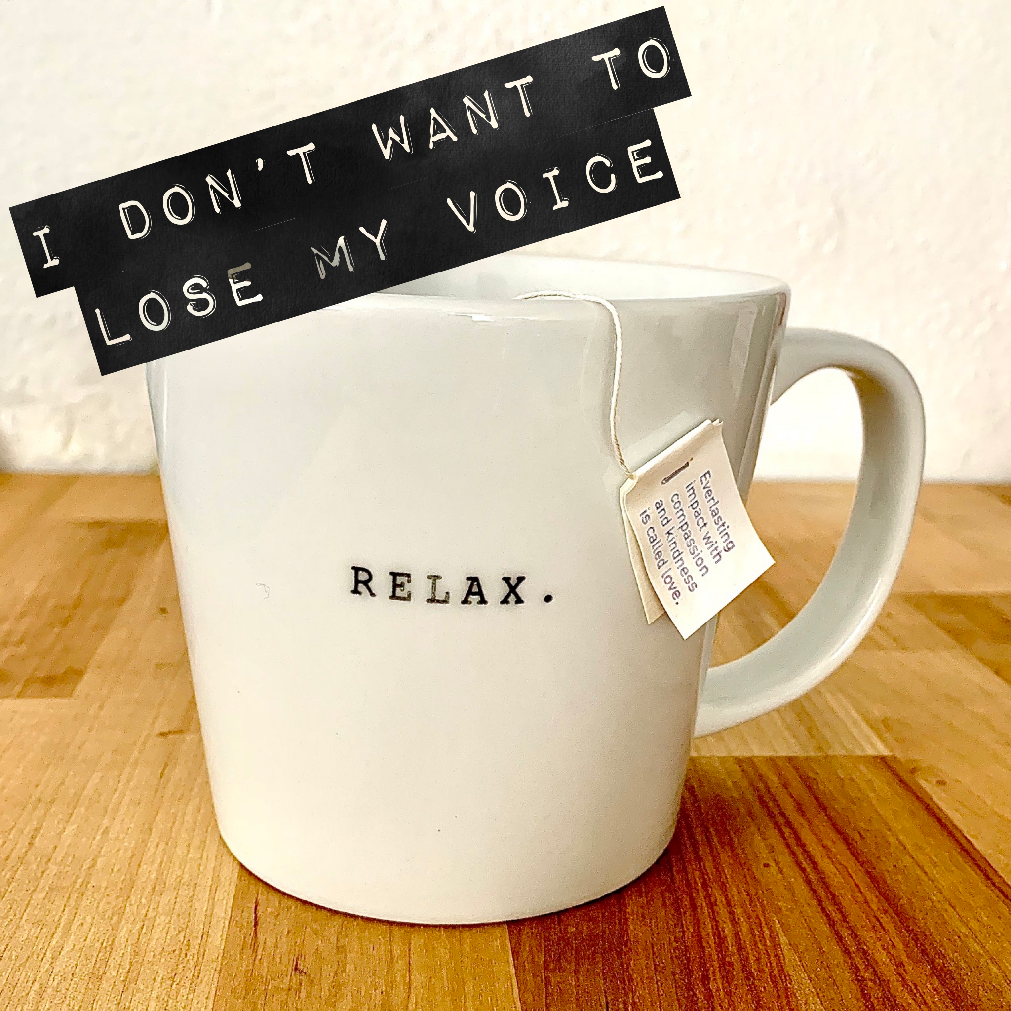 I DON'T WANT TO LOSE MY VOICE