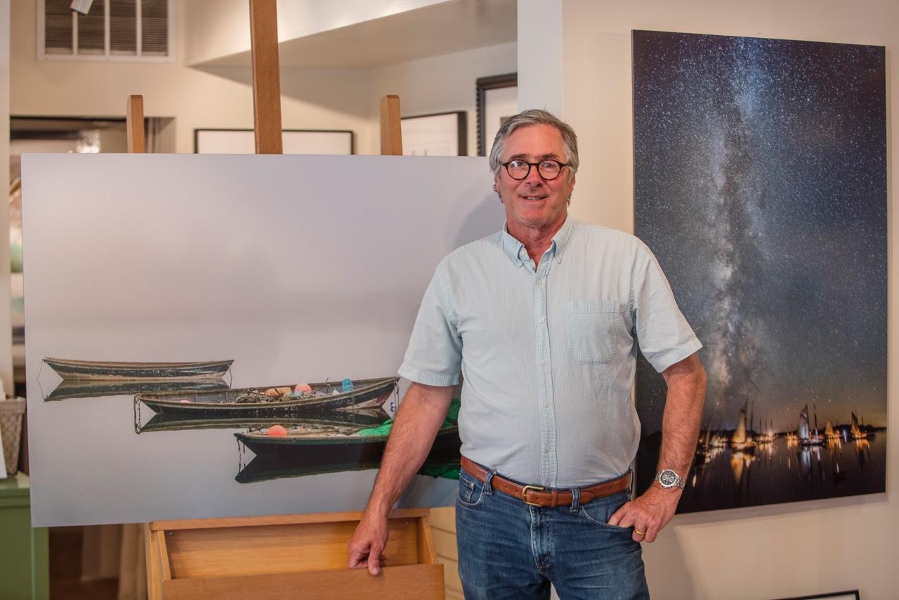 Bespoke prints of Guardians and River of Heaven , both at approximately 32 x 48 inches.
