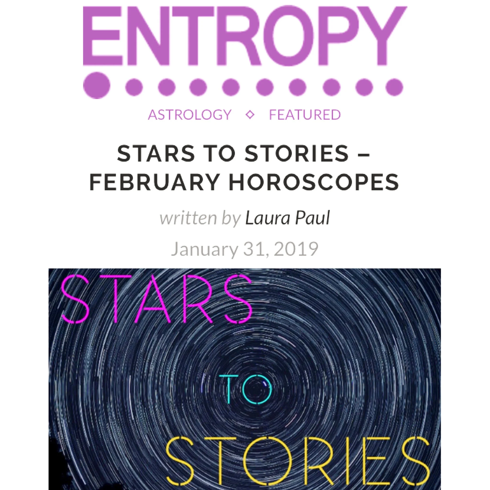 Stars to Stories – February Horoscopes