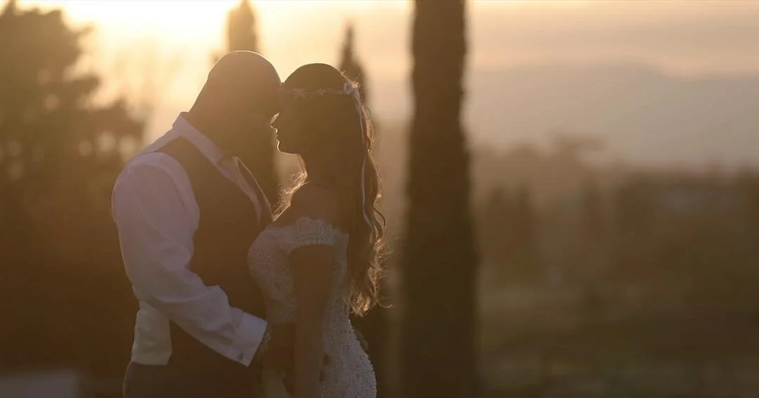 Frames from Amy and Eric&rsquo;s Florence wedding film&mdash; an Italian story.