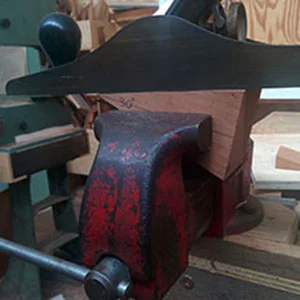 4. The wedge is planed flat, making sure it is an accurate 30 degrees