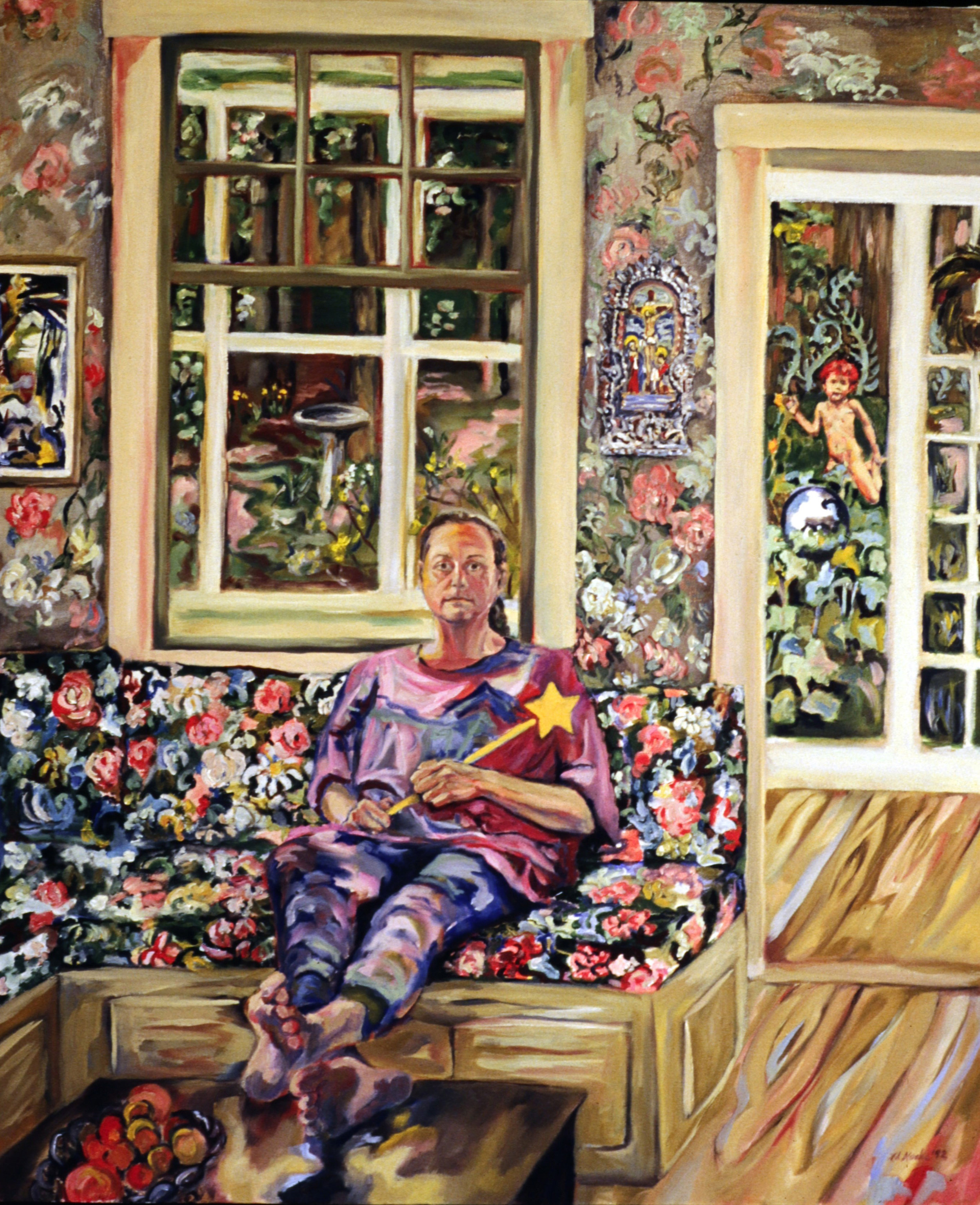 Portrait of Nancy Mills, artist and Priest