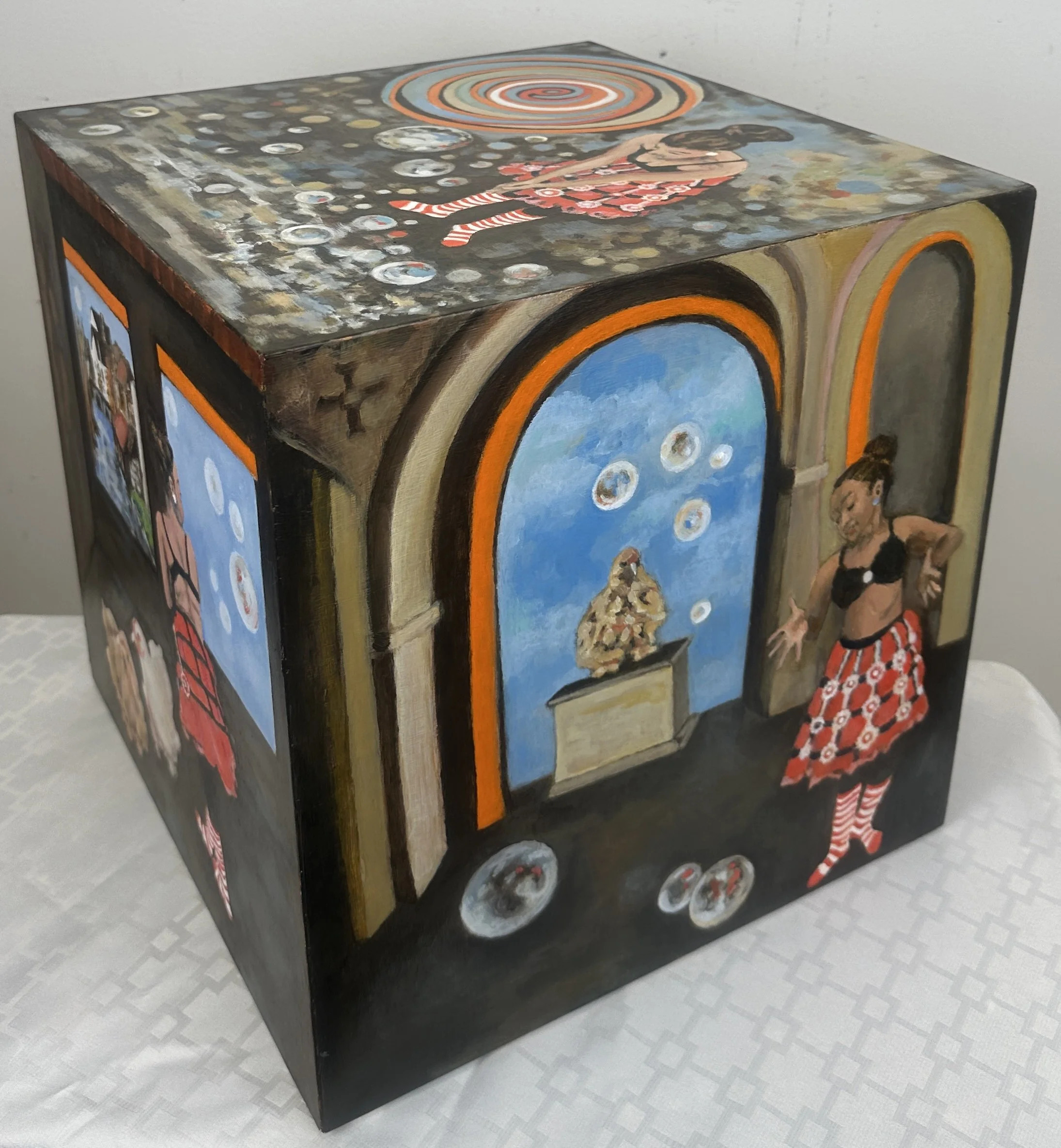 "Dancing without music"