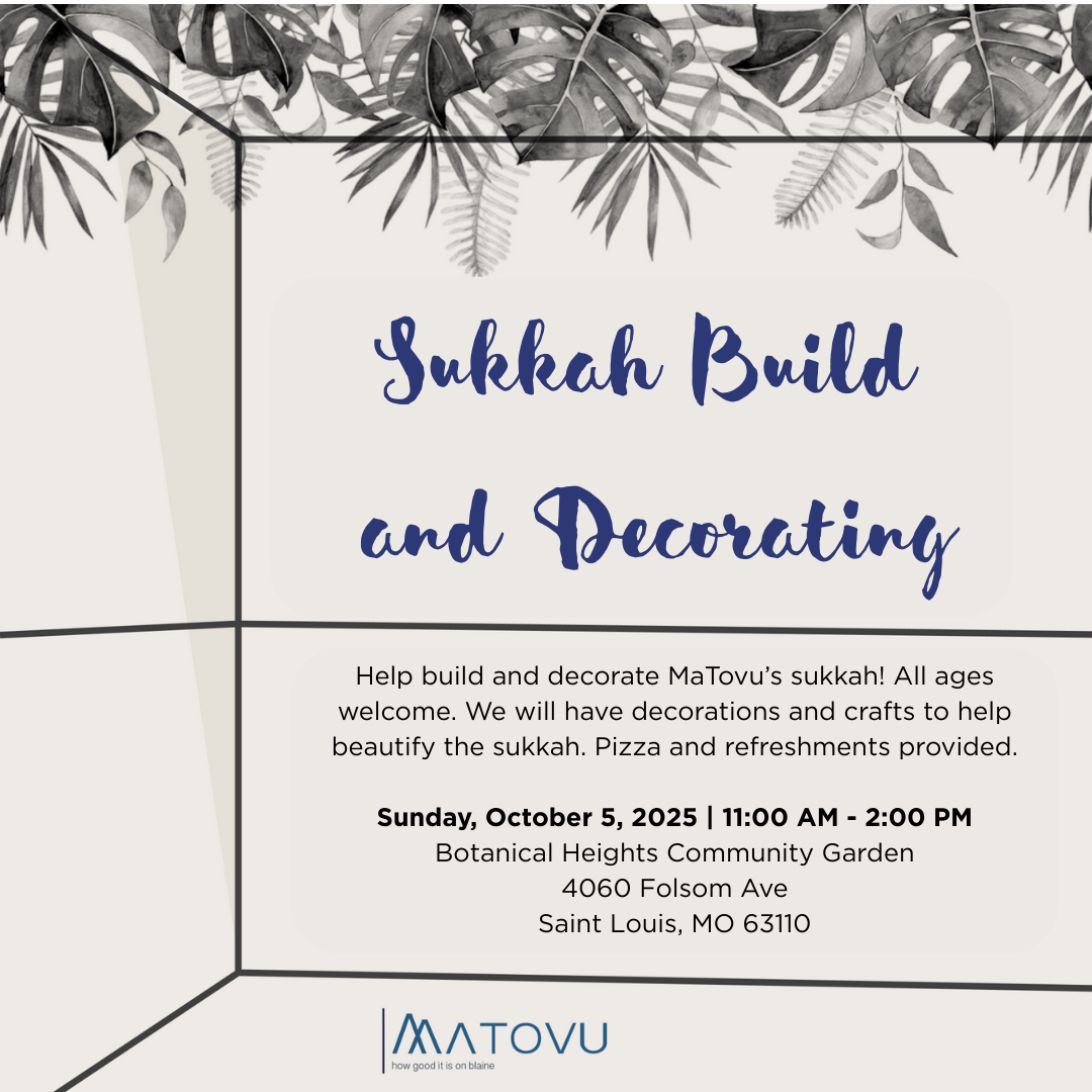 Sukkah Build & Decorating