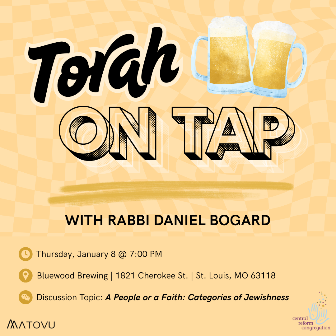 Torah on Tap: A People or a Faith: Categories of Jewishness 