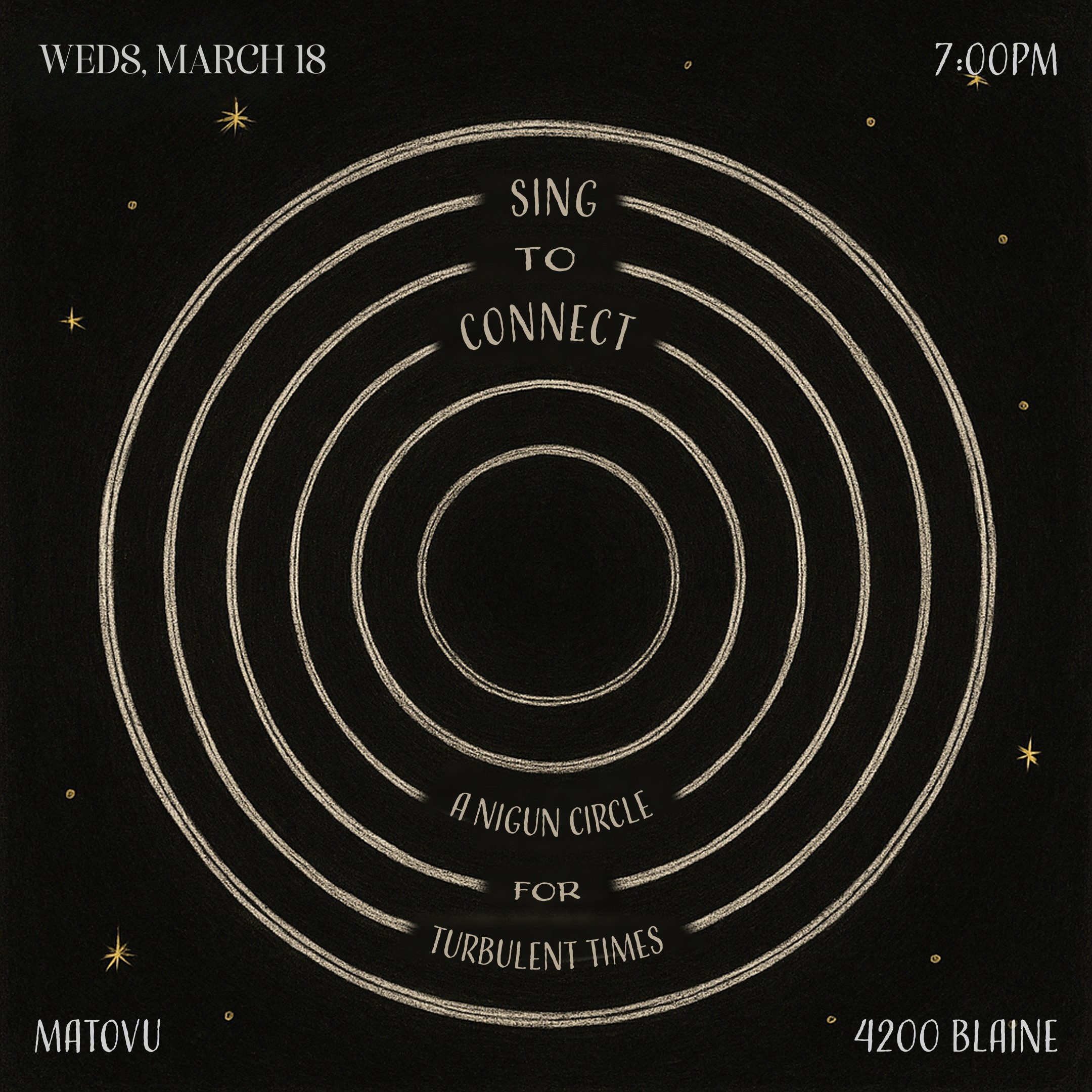 Sing to Connect: A Nigun Circle for Turbulent Times 