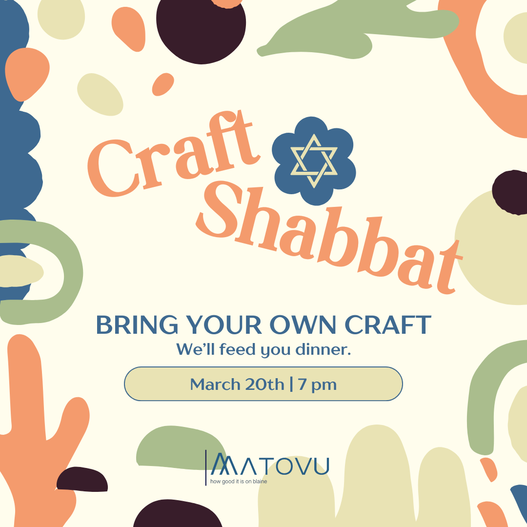 Craft Shabbat: A Creative Shabbat Celebration!