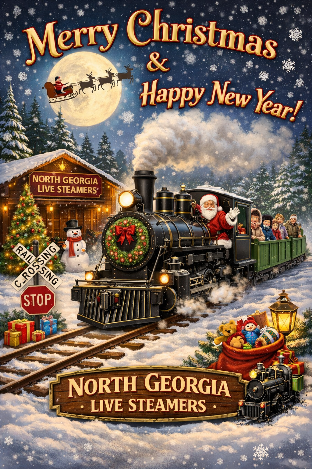 Merry Christmas from North Georgia Live Steamers
